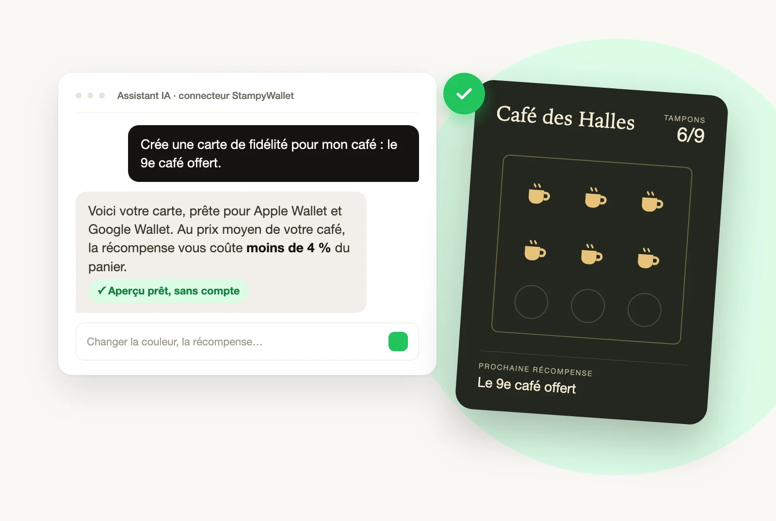 Créer sa carte de fidélité avec une IA, en dix minutes et sans compte